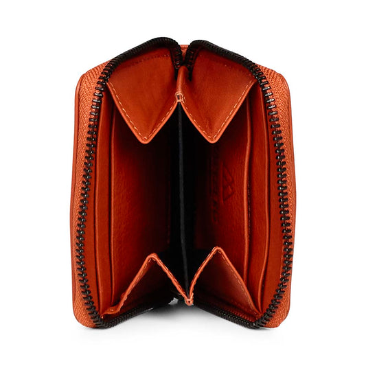 HarperMBG wallet til hende. Brun orange. Læderskind. Markberg