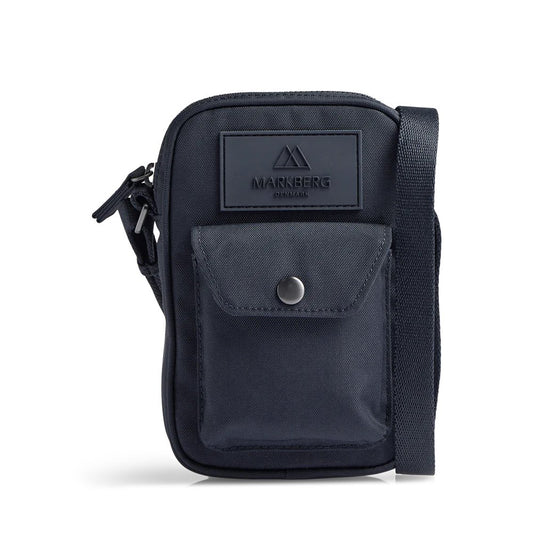 DarlaMBG mobiltaske. Navy blå monokrom. Unisex. Vandafvisende. Markberg