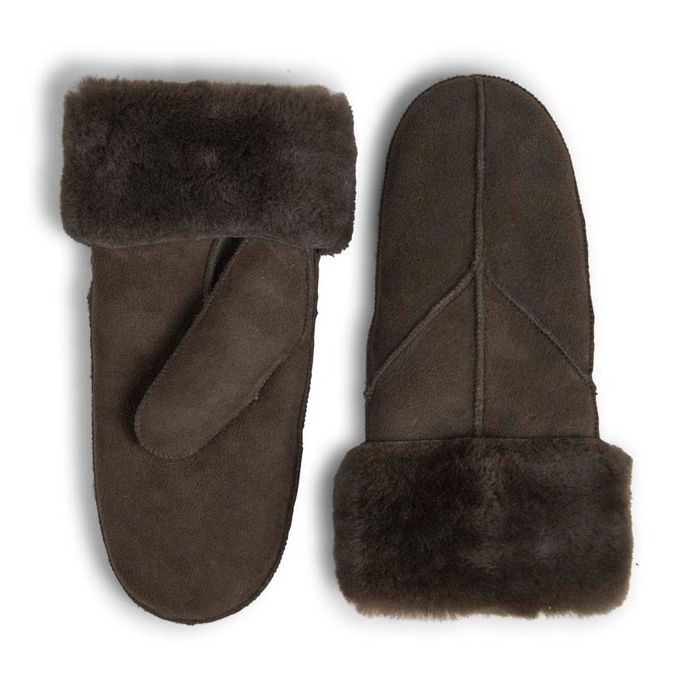 JasminMBG lambskin gloves. Dark brown. Markberg