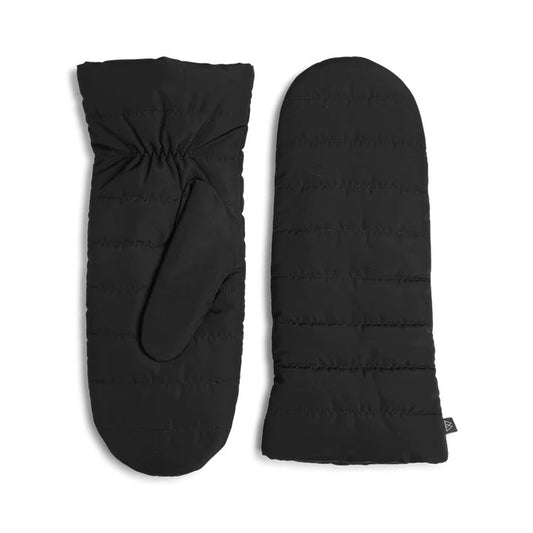 CelinaMBG Fäustling. Steppoptik. Unisex. Schwarz. 100 % recyceltes Polyester. Markberg