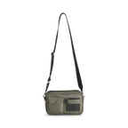 Sac bandoulière imperméable DarlaMBG. Taille M. Vert olive. 100 % polyester recyclé. Markberg