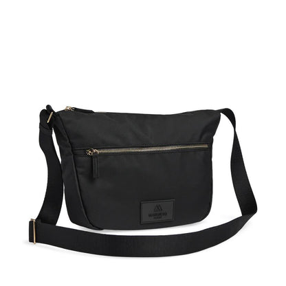 MonoMBG crossbody taske. Unisex Sort m/guld. Recycled polyester. Markberg