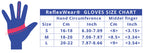 Therapeutische fingerkuppenfreie Handschuhe. Unisex. Dünn. Schwarz. ReflexWear