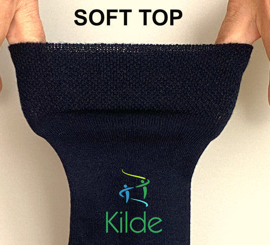 Komfortable therapeutische Bambussocken mit Zehentrennung. Unisex. Dünn. Schwarz. Hersteller: Reflex Wear