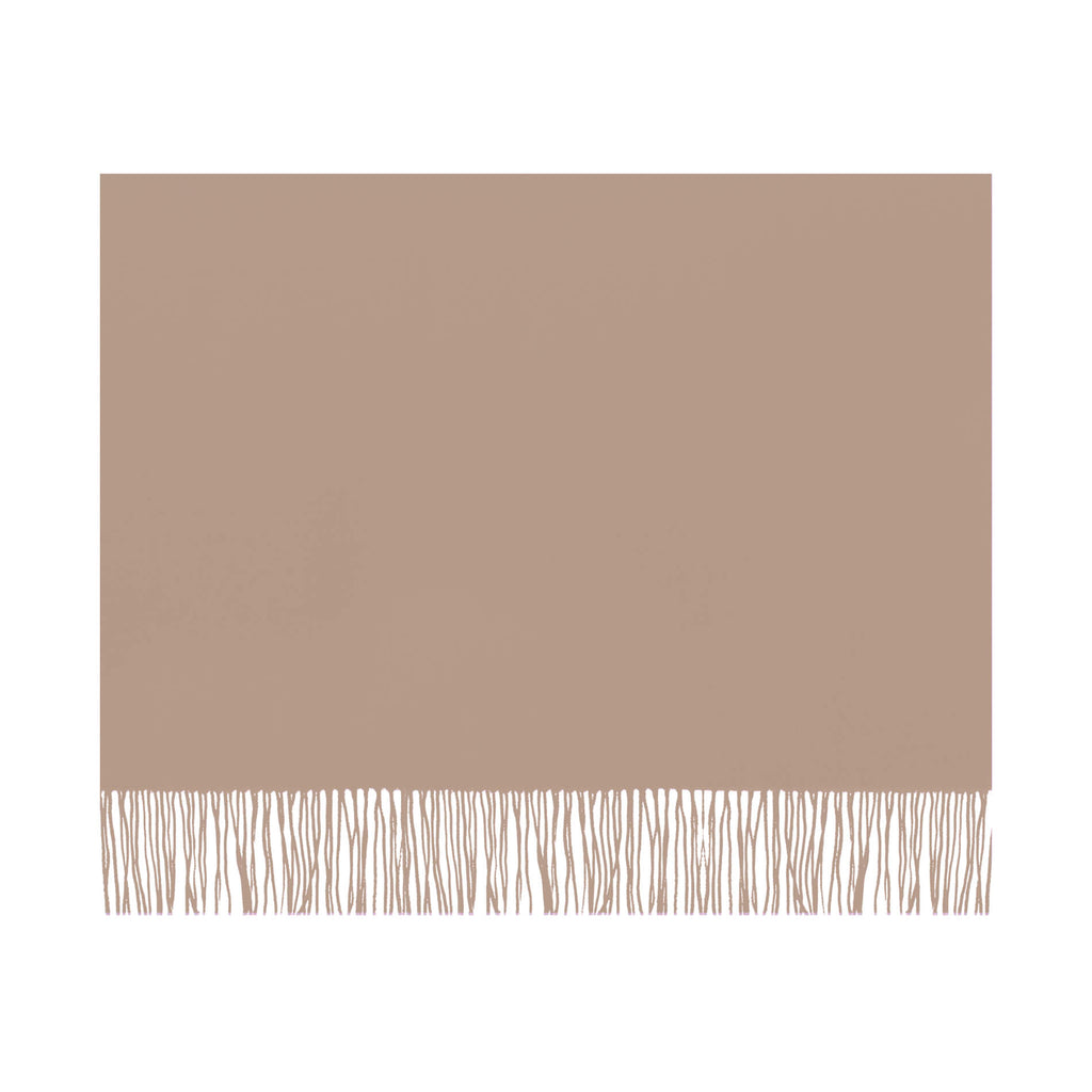 Qamille halstørklæde til damer. Cashmere blend. Camel. Dansk Copenhagen