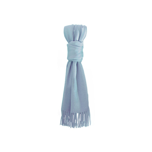 Qamille scarf for ladies. Cashmere blend. Light blue. Danish Copenhagen