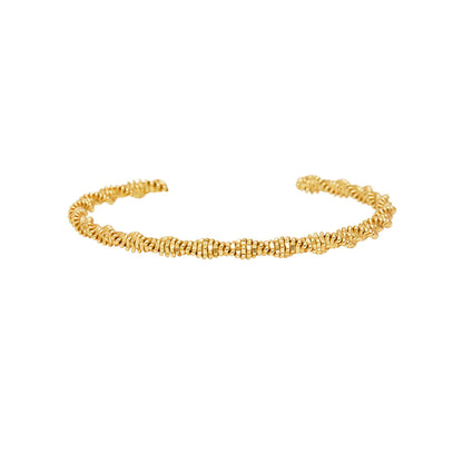 Cliff armbånd. Guldbelagt