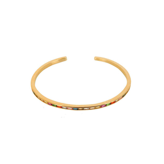 Audrey rainbow armbånd. Guldbelagt. Dansk Copenhagen