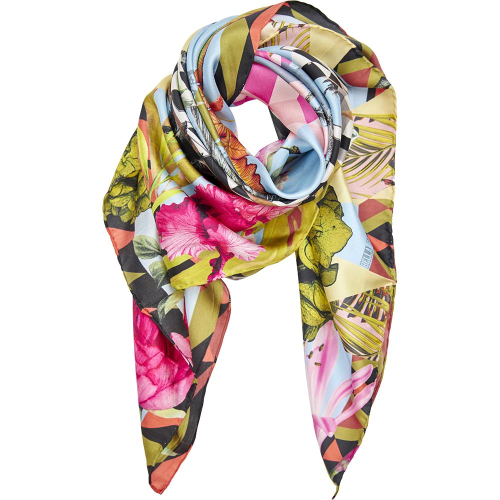 Silketørklæde Deoupage. Pink. Bella Ballou