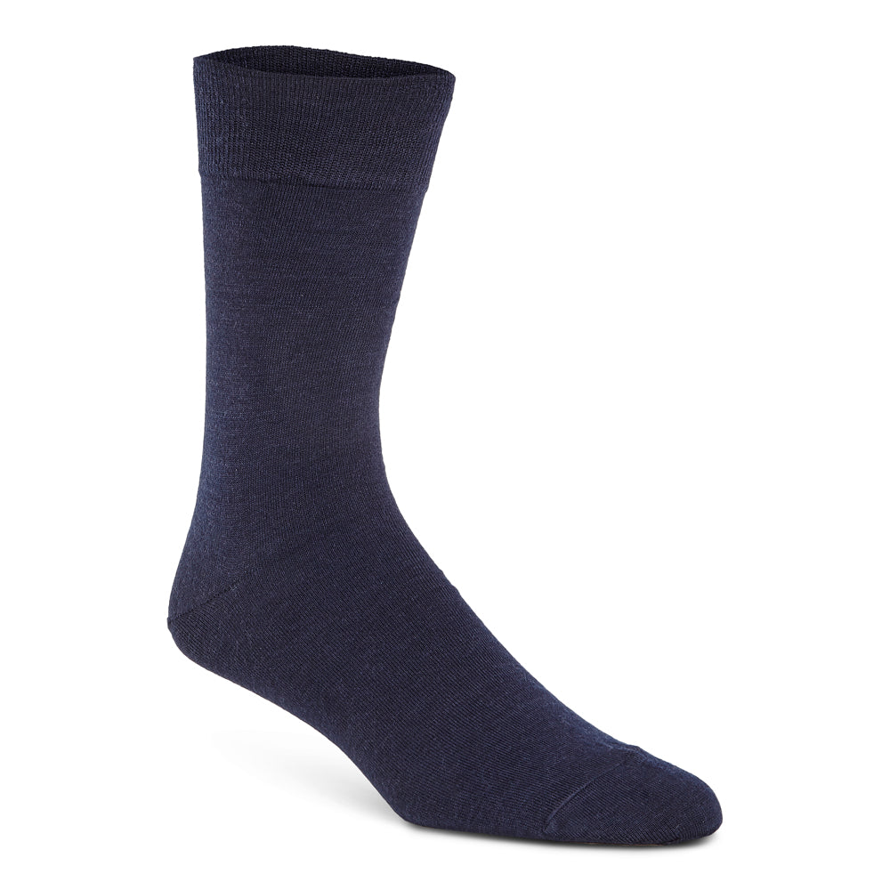 Herrensocken Double Soft Knöchelsocken. Marineblau. Der KT-Strumpf