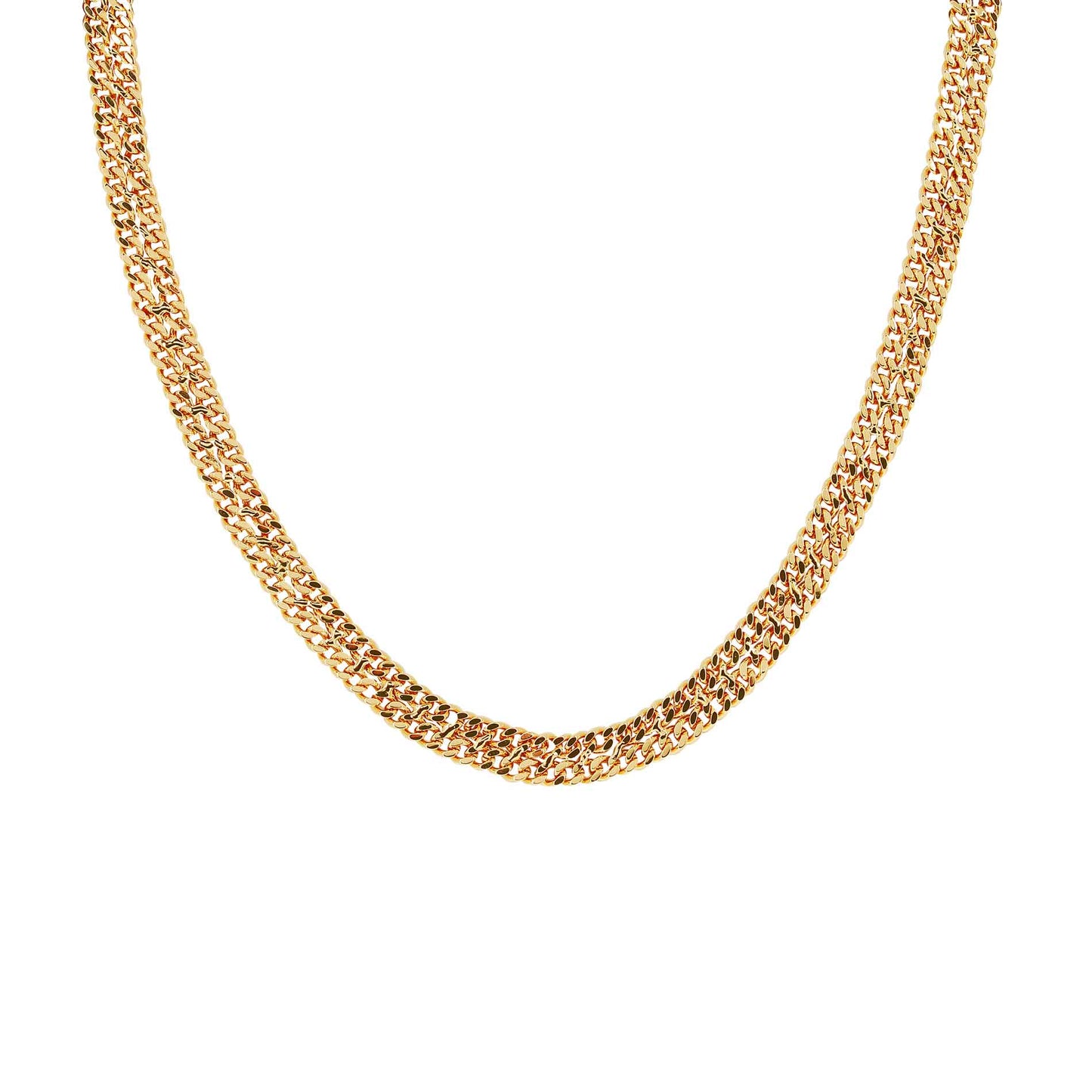 Infinity Double necklace. Gold plated. Danish Copenhagen