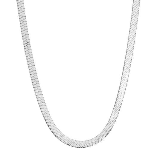 Joy Waterproof Snake Necklace. 4 mm. Silver plating. Danish Copenhagen
