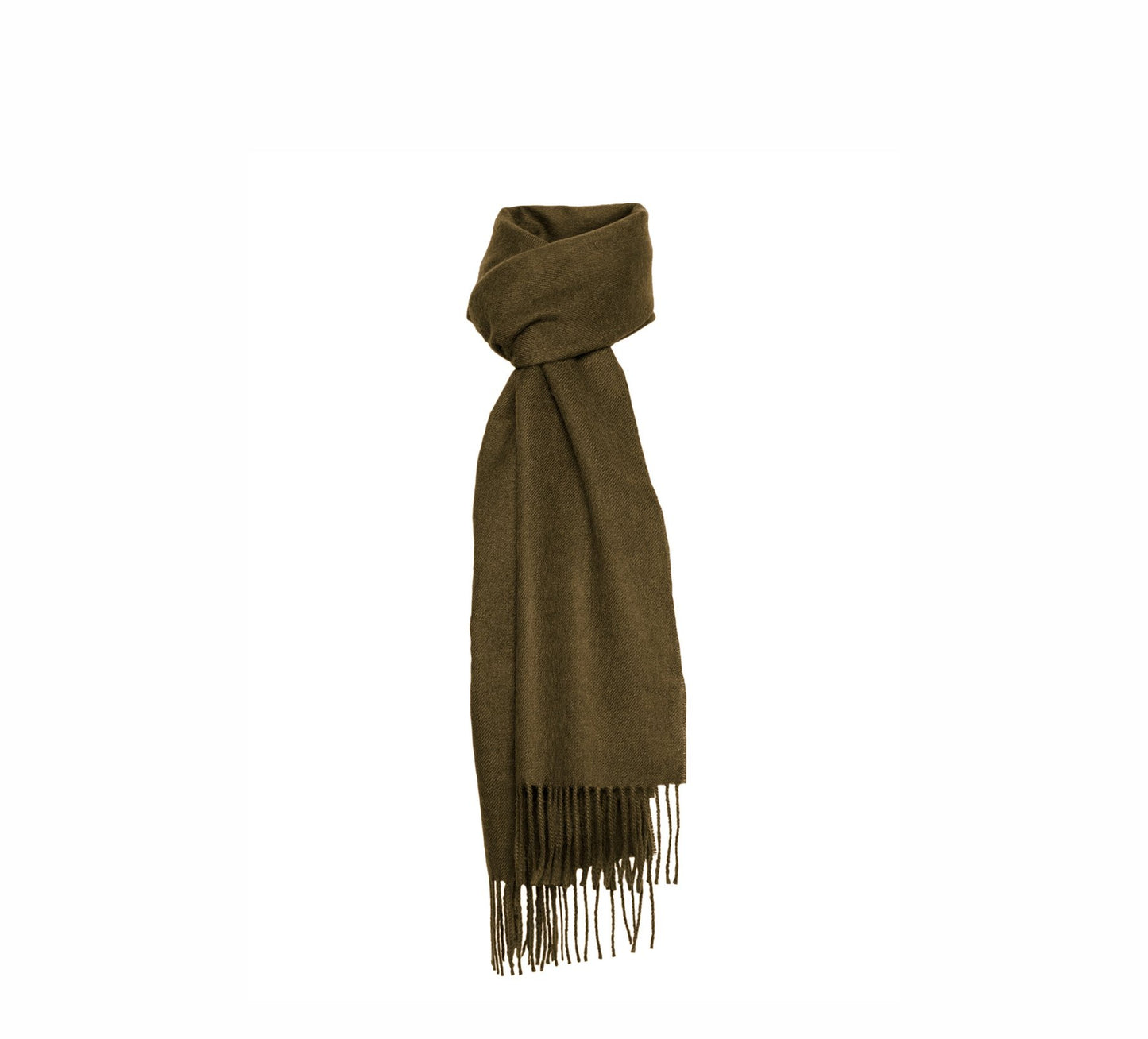 Scarf 100% baby alpaca wool. Ladies and gentlemen. Seaweed Green. Lima. Silkeborg Wool Spinnery