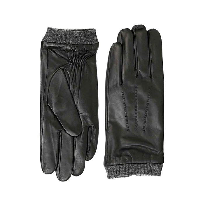 LouisMBG herrehandske. Lammeskind. Sort. Markberg