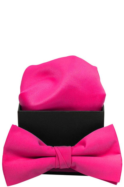 Forårs Raspberry butterfly med pynteklud. Raspberry rød. Connexion Tie