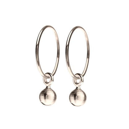 Creol øreringe Glow. Sterling sølv. Scherning