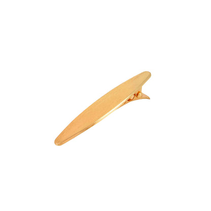 Hair Clip Slim Solid. Gold plated. Danish Copenhagen