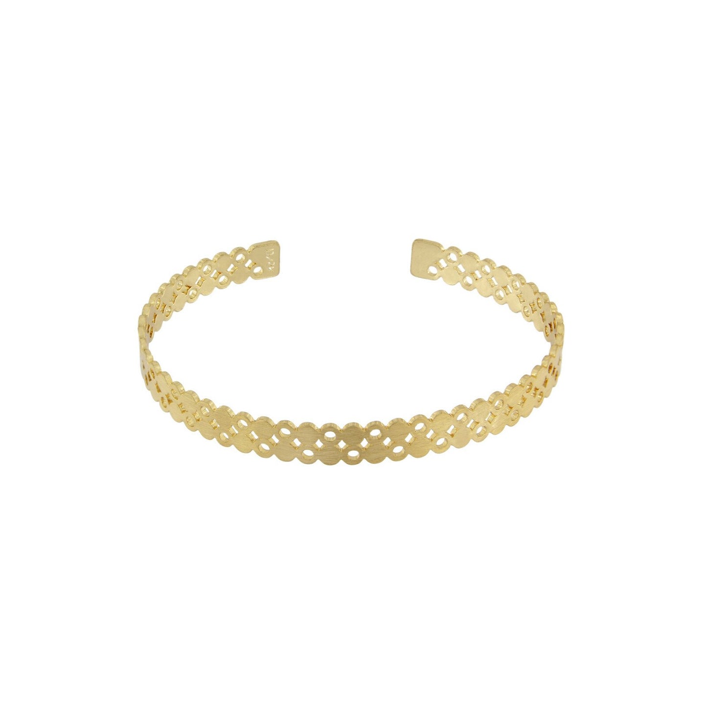 Theia Mini Dot Cuff bracelet. Gold plated. Danish Copenhagen