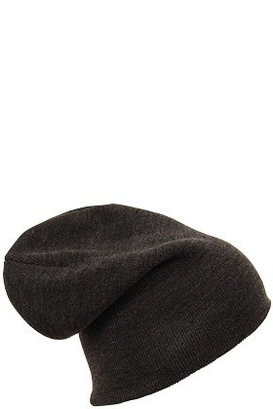Smart klassisk beanie hue til mænd. One size. Akryl. Sort-Grå. Connexion Tie
